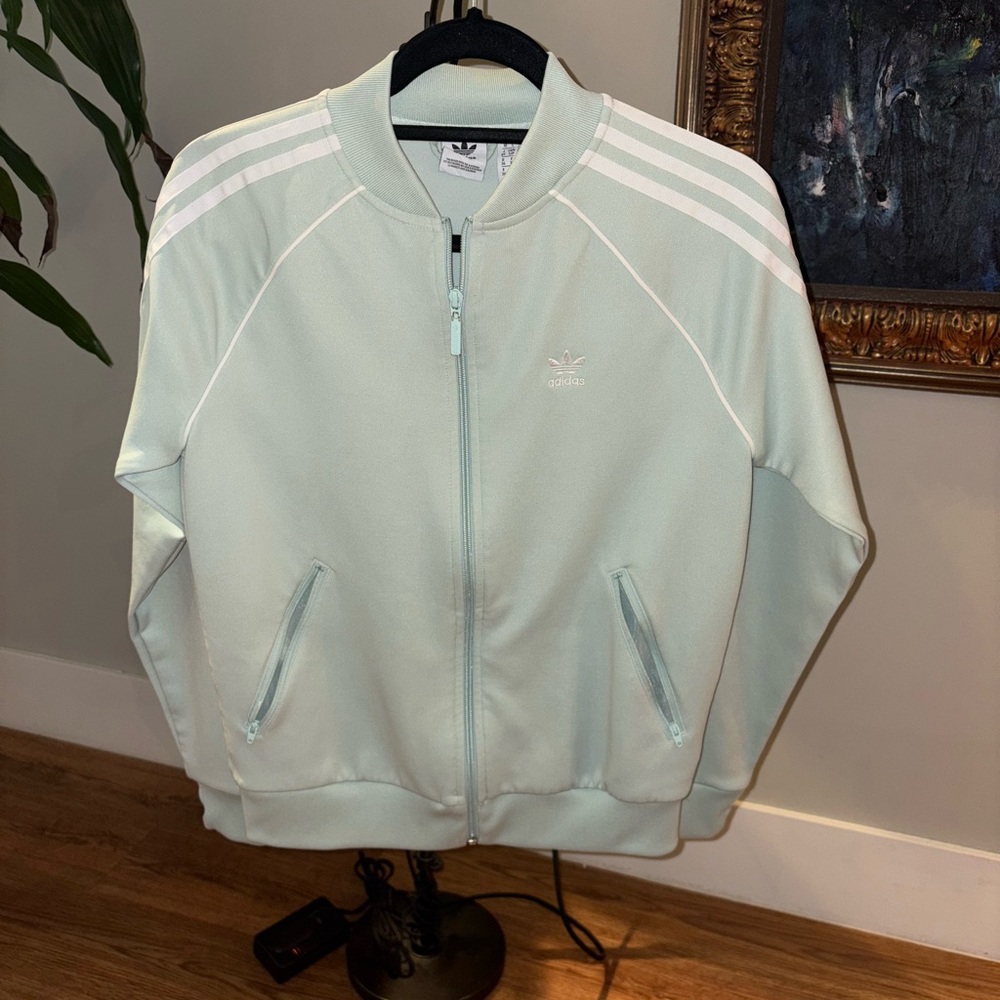 Adidas Mint Green Track Jacket